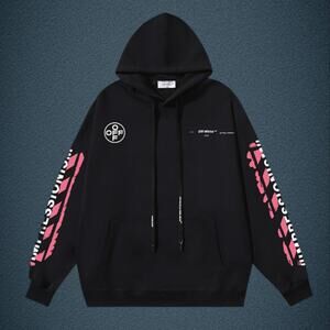 Off-White Black Men's Hoodie